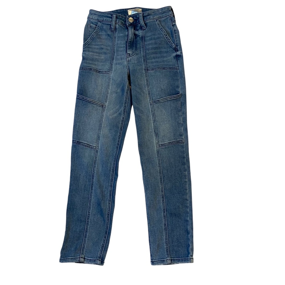 KUT FROM THE KLOTH Jeans Reece Ankle Straight Leg Pocket Jeans Blue Size 2
